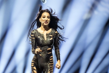 Público, eurofans y artistas participantes en el Festival de Eurovisión 2025 celebrado este sábado 17 de mayo en Basilea /
