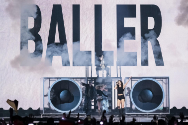 Público, eurofans y artistas participantes en el Festival de Eurovisión 2025 celebrado este sábado 17 de mayo en Basilea /