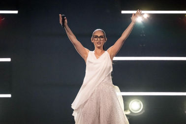 Público, eurofans y artistas participantes en el Festival de Eurovisión 2025 celebrado este sábado 17 de mayo en Basilea /