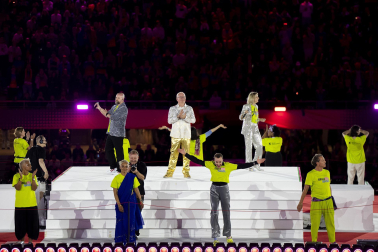 Público, eurofans y artistas participantes en el Festival de Eurovisión 2025 celebrado este sábado 17 de mayo en Basilea /