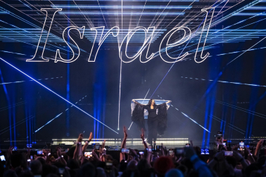 Público, eurofans y artistas participantes en el Festival de Eurovisión 2025 celebrado este sábado 17 de mayo en Basilea /