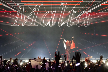 Público, eurofans y artistas participantes en el Festival de Eurovisión 2025 celebrado este sábado 17 de mayo en Basilea /