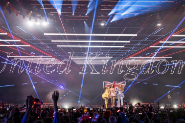 Público, eurofans y artistas participantes en el Festival de Eurovisión 2025 celebrado este sábado 17 de mayo en Basilea /
