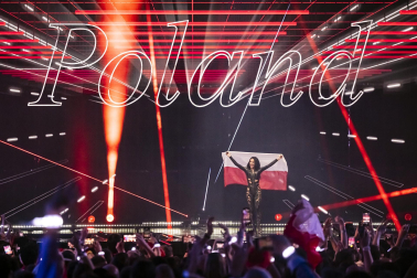 Público, eurofans y artistas participantes en el Festival de Eurovisión 2025 celebrado este sábado 17 de mayo en Basilea /