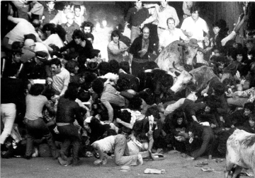 Fotos de los Sanfermines y los encierros de 1975./