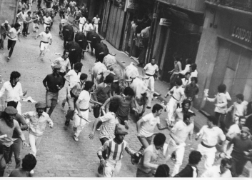 Fotos de los Sanfermines y los encierros de 1975./