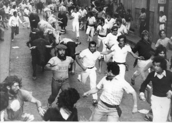 Fotos de los Sanfermines y los encierros de 1975./