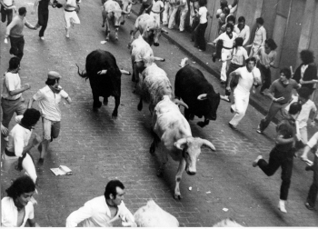 Fotos de los Sanfermines y los encierros de 1975./