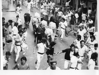 Fotos de los Sanfermines y los encierros de 1975./