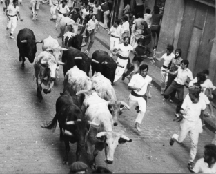 Fotos de los Sanfermines y los encierros de 1975./