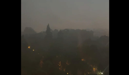 Vídeo con la fuerte tormenta registrada este miércoles en Pamplona
