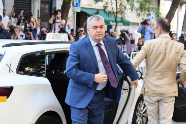 Imagen de Santos Cerdán a su llegada al Tribunal Supremo