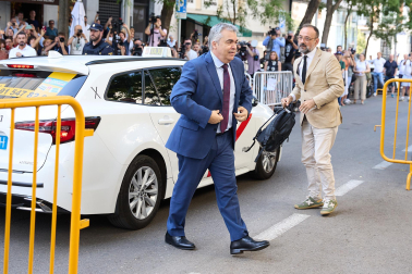 Imagen de Santos Cerdán a su llegada al Tribunal Supremo