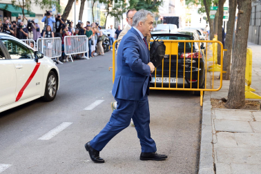 Imagen de Santos Cerdán a su llegada al Tribunal Supremo