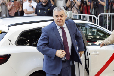 Imagen de Santos Cerdán a su llegada al Tribunal Supremo