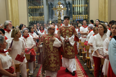 Celebración de las Vísperas de San Fermín este domingo, 6 de julio /