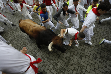 Primer encierro de San Fermín 2025.