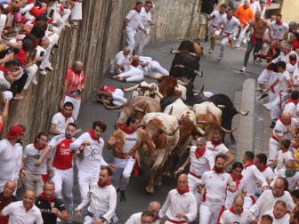 Primer encierro de San Fermín 2025.