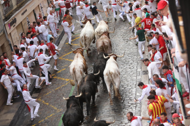 Primer encierro de San Fermín 2025.