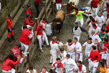 Primer encierro de San Fermín 2025.