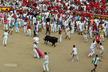 Primer encierro de San Fermín 2025.