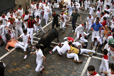 Primer encierro de San Fermín 2025.