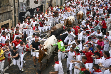 Primer encierro de San Fermín 2025.
