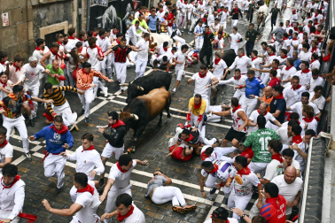 Primer encierro de San Fermín 2025.