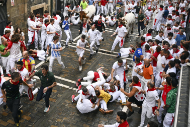 Primer encierro de San Fermín 2025.