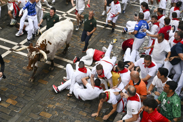 Primer encierro de San Fermín 2025.