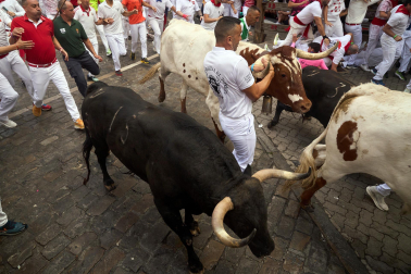 Primer encierro de San Fermín 2025.
