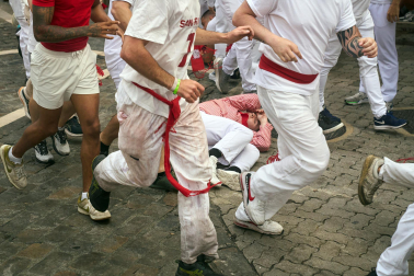 Primer encierro de San Fermín 2025.