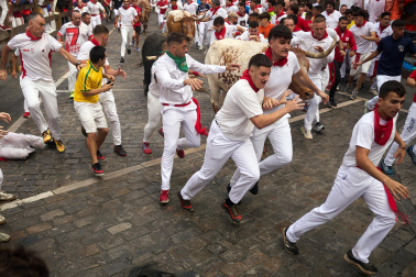 Primer encierro de San Fermín 2025.