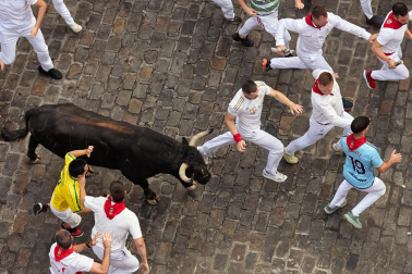 Primer encierro de San Fermín 2025.