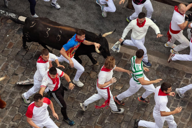 Primer encierro de San Fermín 2025.