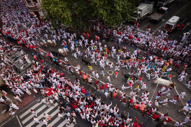 Primer encierro de San Fermín 2025.