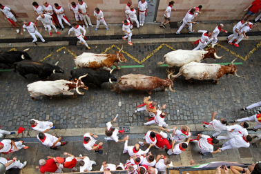 Primer encierro de San Fermín 2025.