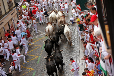 Primer encierro de San Fermín 2025.