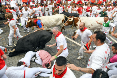 Primer encierro de San Fermín 2025.