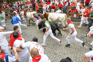 Primer encierro de San Fermín 2025.