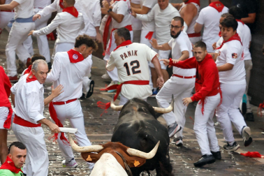 Primer encierro de San Fermín 2025.