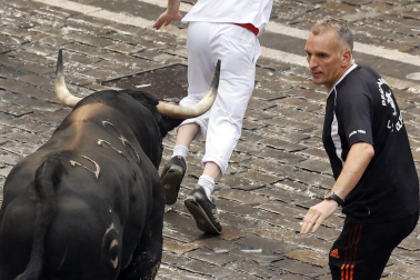 Primer encierro de San Fermín 2025.
