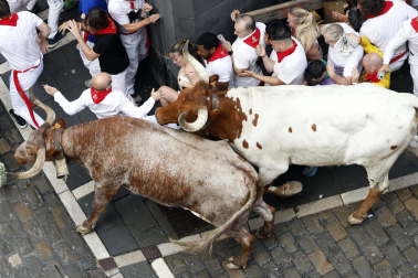 Primer encierro de San Fermín 2025.