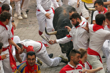 Primer encierro de San Fermín 2025.