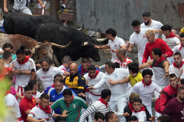 Primer encierro de San Fermín 2025.
