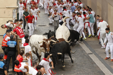 Primer encierro de San Fermín 2025.