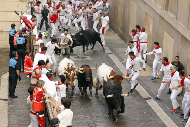 Primer encierro de San Fermín 2025.