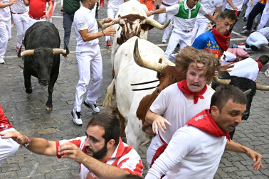 Primer encierro de San Fermín 2025.