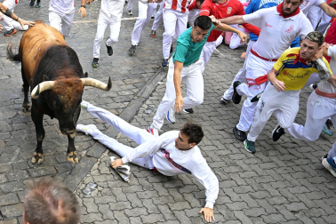 Primer encierro de San Fermín 2025.