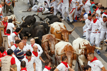 Primer encierro de San Fermín 2025.